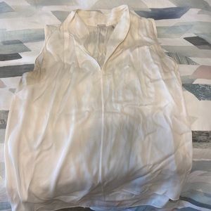 Elie Tahari nude blouse